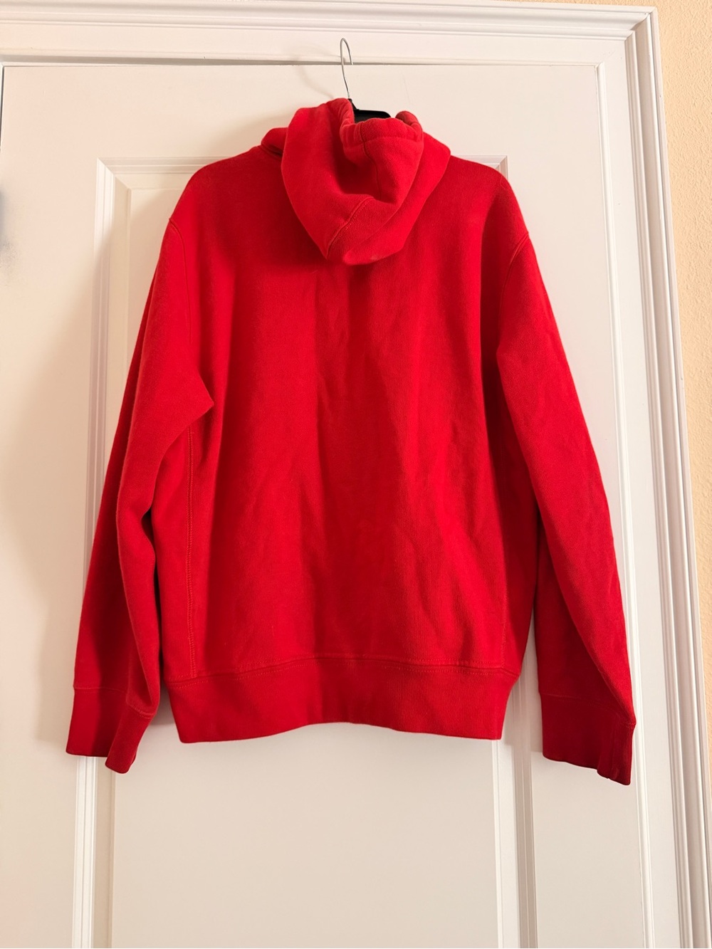 Polo by Ralph Lauren Red Zip-Up Hoodie Mens Sweatshirt Jacket Pony Horse Jockey - Picture 2 of 5